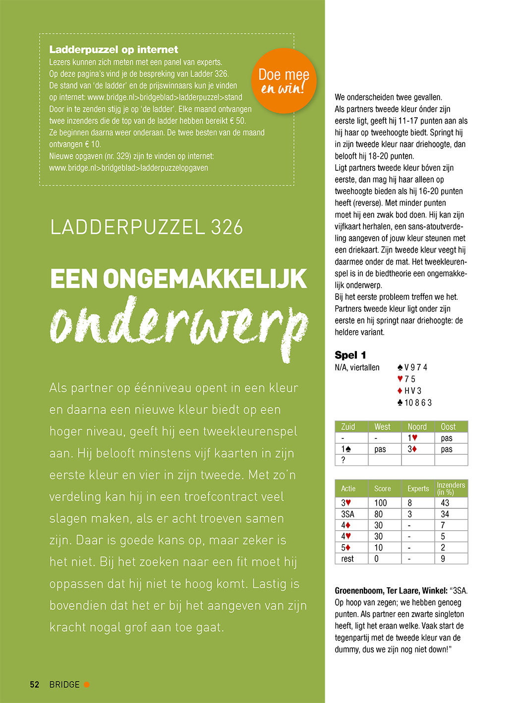 Bespreking ladderpuzzel 329 November 2018