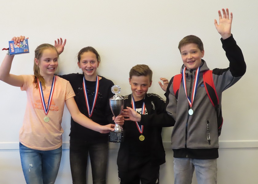 NK Scholen 1e plaats De Keg uit Venray