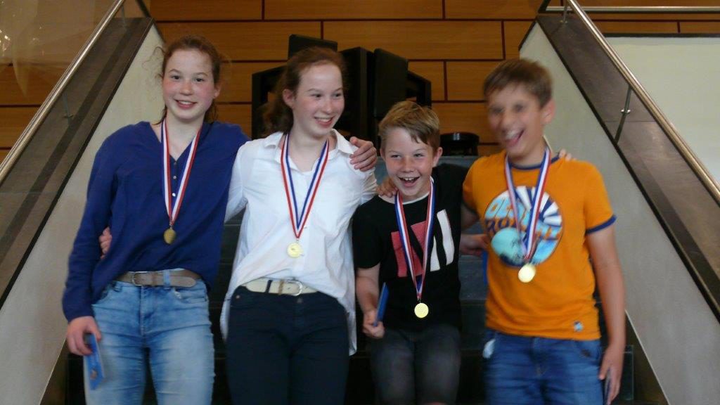 2019 NK Pupillen Viertallen goud