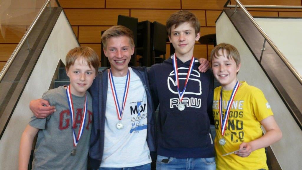 2019 NK Pupillen Viertallen zilver