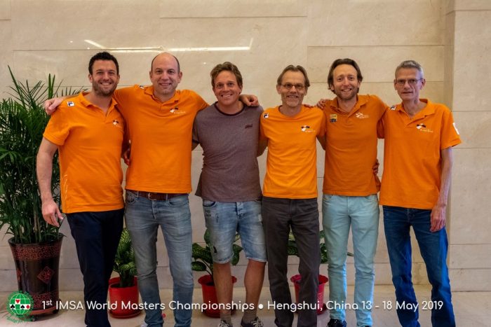 #TeamNL Bridge Open wint IMSA! — met Bob Drijver, Simon De Wijs, Sjoert Brink, Bart Nab, Bas Drijver en Bauke Muller in Hengshui.