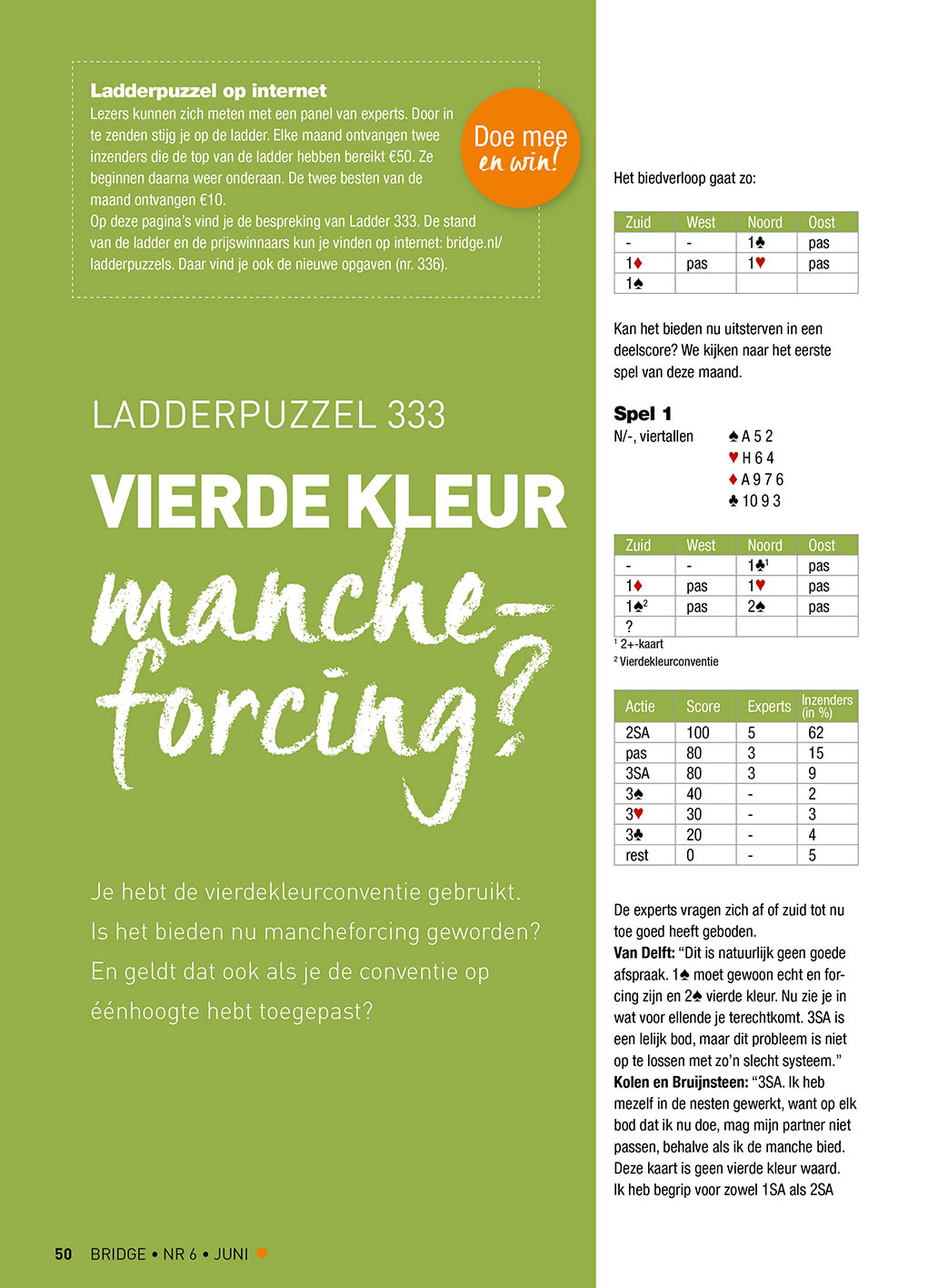 Bespreking van puzzel 333