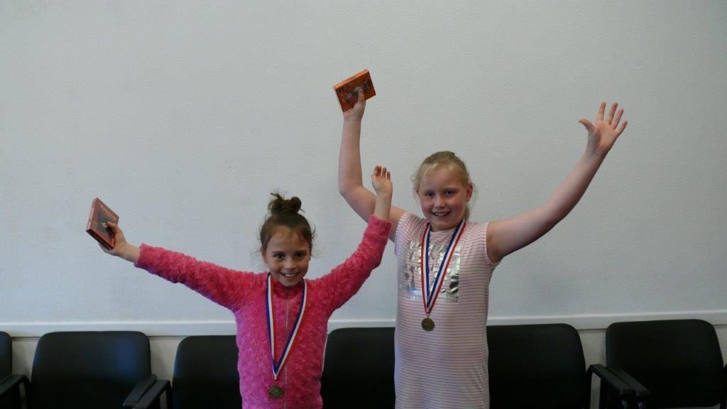 NK Minibridge 2019 brons voor Laura en Iris