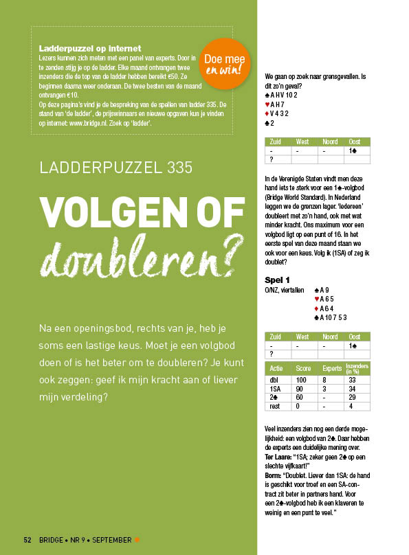 Bespreking van puzzel 335