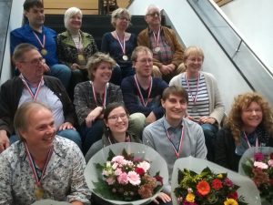 NK Gemengde Viertallen top drie