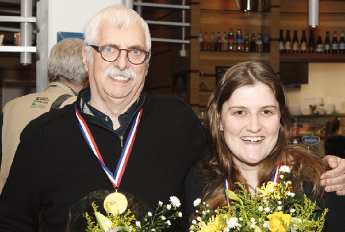 Winnaars Ton Lucassen en Sandra Kolen