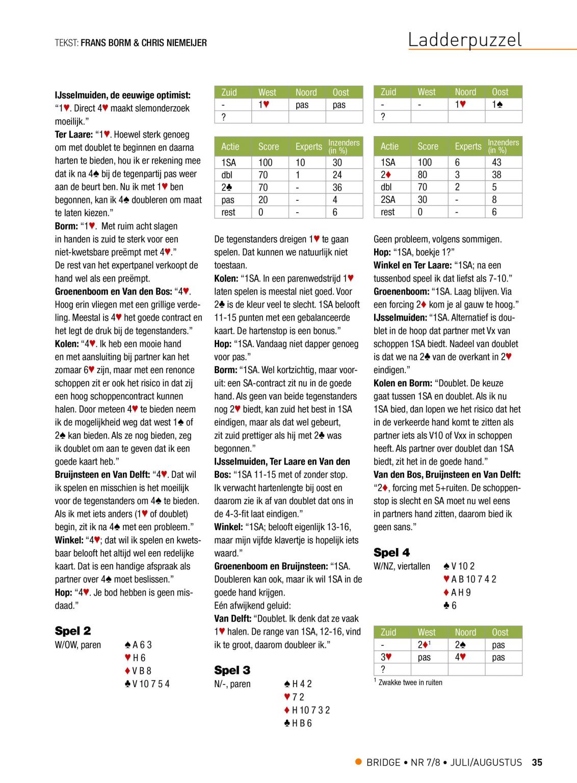 Bespreking Ladderpuzzel 345 (in juli/augustus 2020) deel 2