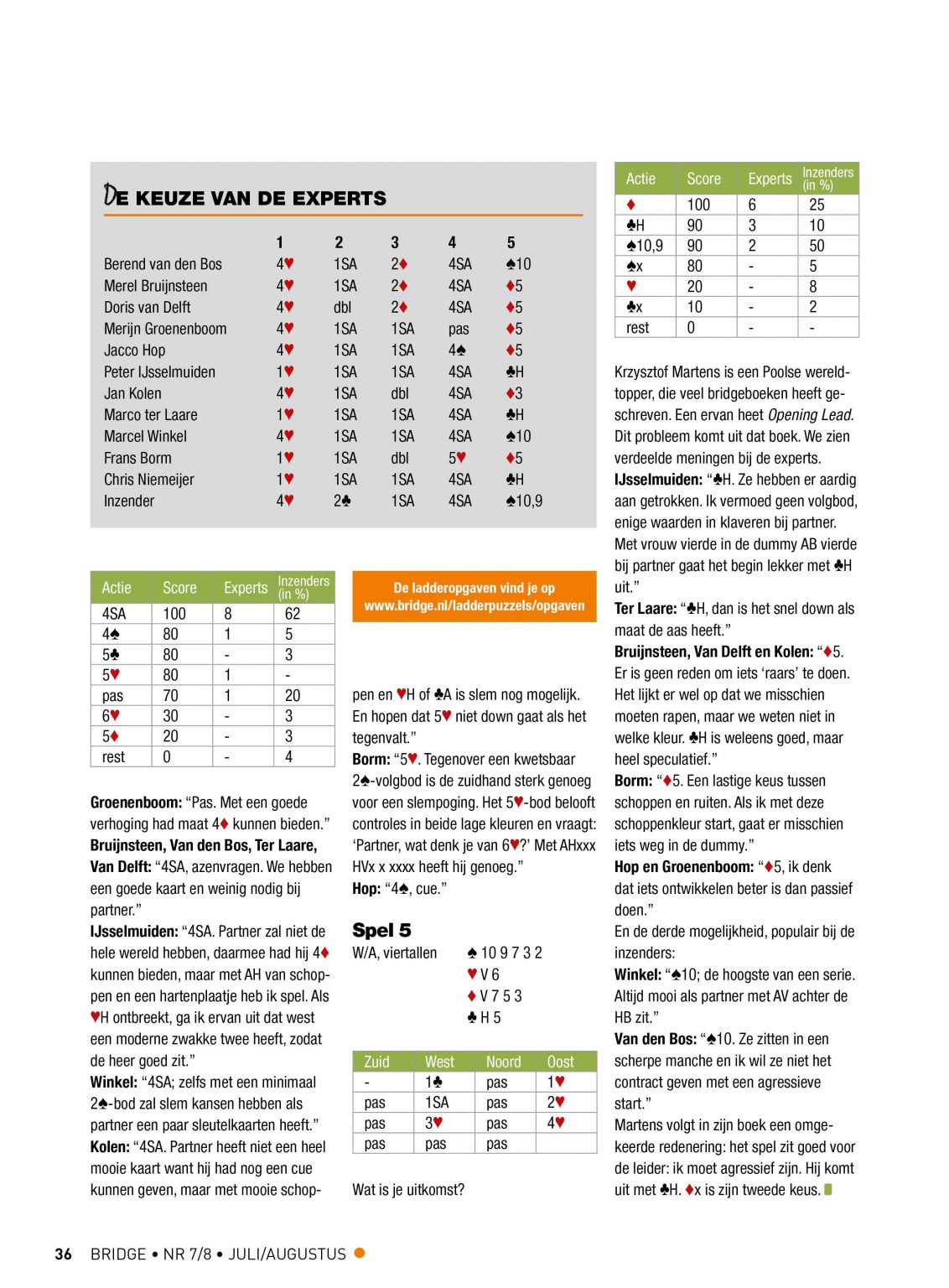 Bespreking Ladderpuzzel 345 (in juli/augustus 2020) deel 3