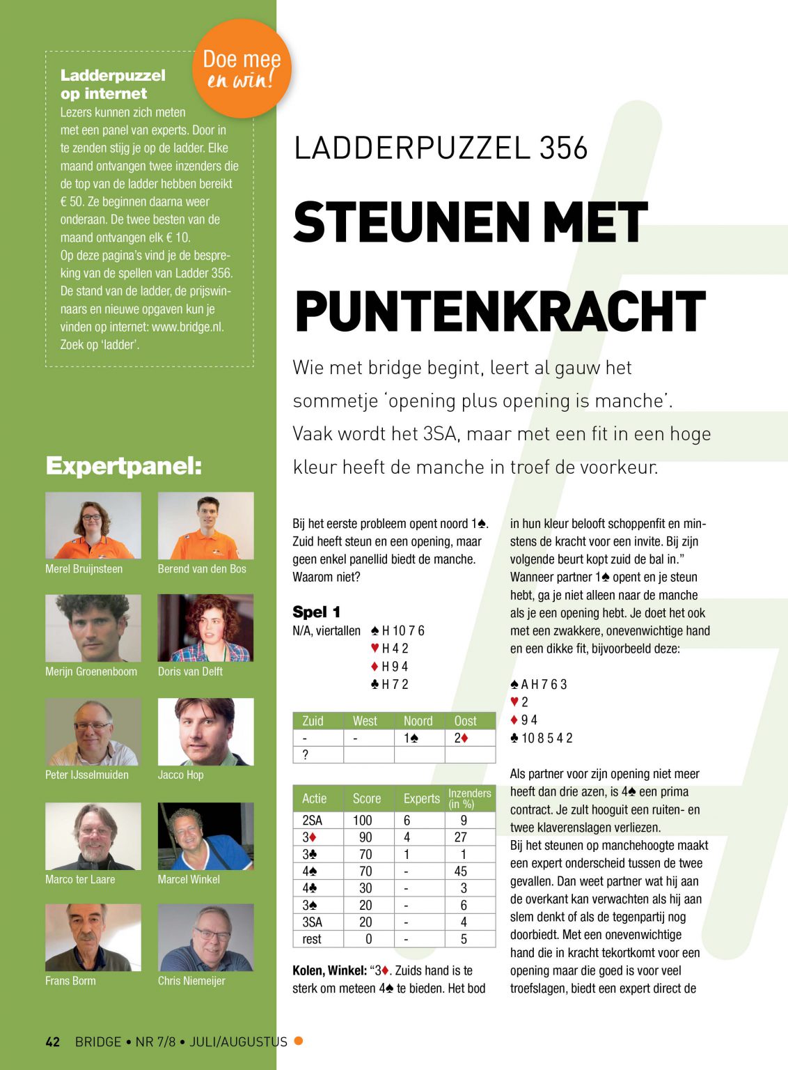 Bespreking Ladderpuzzel 355 (in juli 2021) deel 1