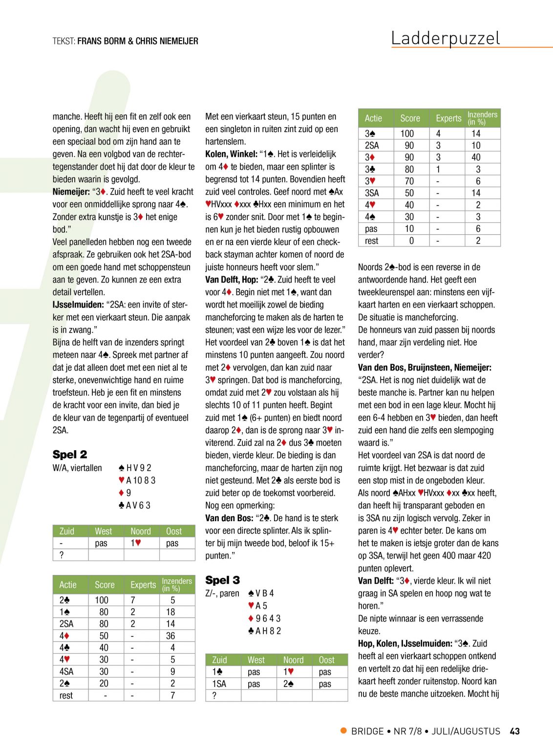 Bespreking Ladderpuzzel 355 (in juli 2021) deel 2