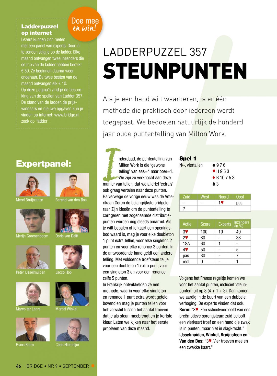 Bespreking Ladderpuzzel 357 (in september 2021) deel 1