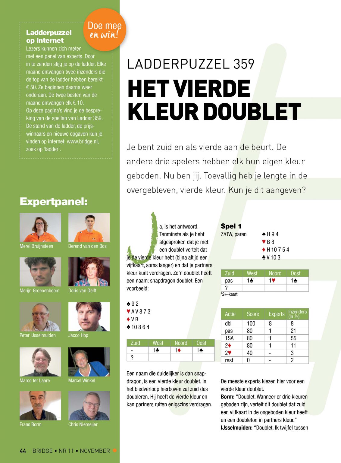 Bespreking Ladderpuzzel 358 (in november 2021) deel 1