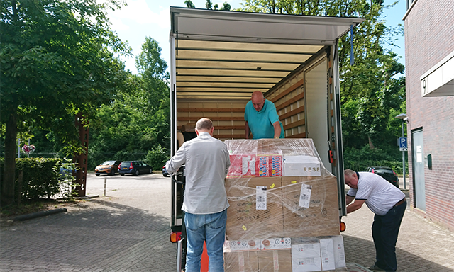 Vervoer materialen van Utrecht naar Veldhoven